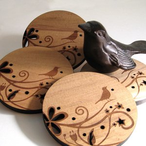peppersprouts — Song Bird Coasters