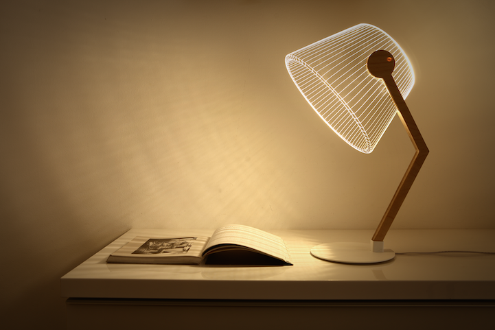 Redesigned 2D Lamps Continue to Mesmerize with 3D Optical Illusions